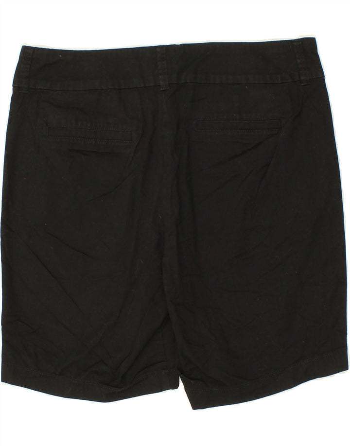 J. CREW Womens Chino Shorts US 10 Large W34  Black Cotton Vintage J. Crew and Second-Hand J. Crew from Messina Hembry 