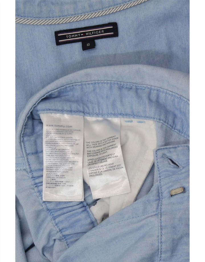 Damski kombinezon z rękawem 3/4 Tommy Hilfiger US 10, duży, niebieski, bawełniany
