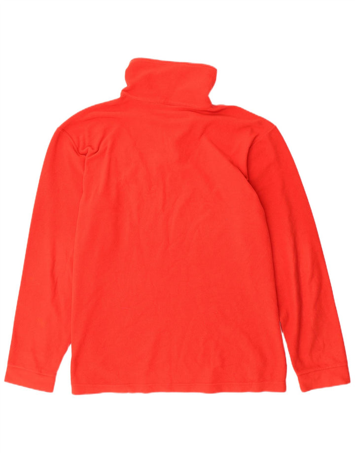 Męski sweter polarowy CHAMPION XL, czerwony, poliestrowy, zapinany na zamek