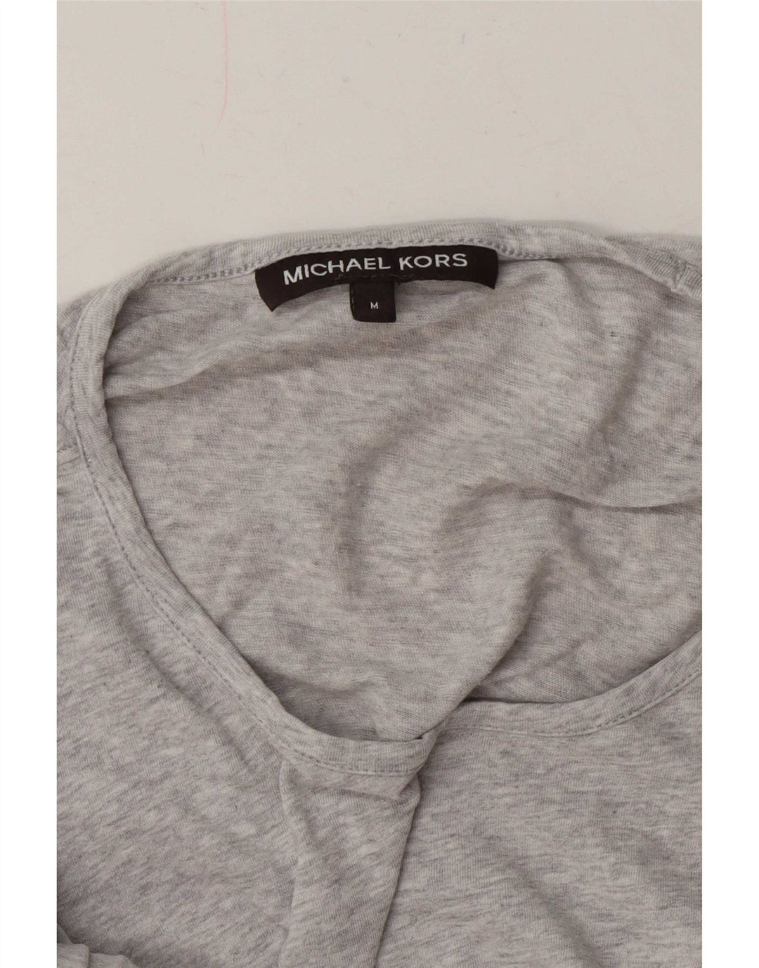 Męski T-shirt Michael Kors z grafiką, średni szary, nakrapiany