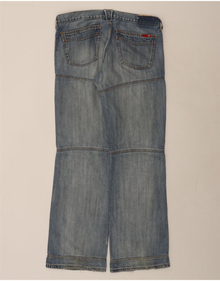 MUSTANG Męskie proste dżinsy robocze W33 L34 Niebieskie bawełniane