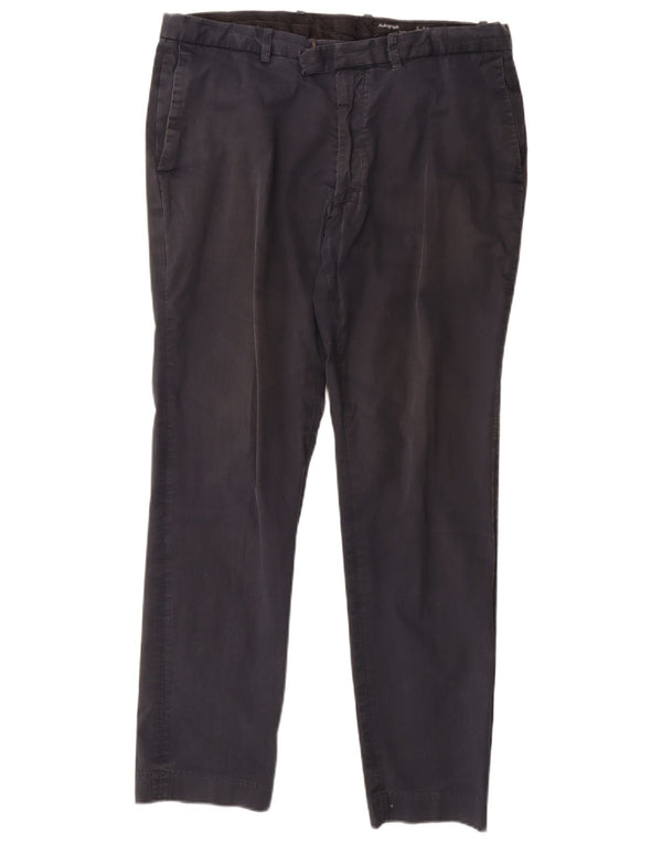 Męskie spodnie Chino Marks & Spencer Autograph Slim Fit W36 L31 Granatowe