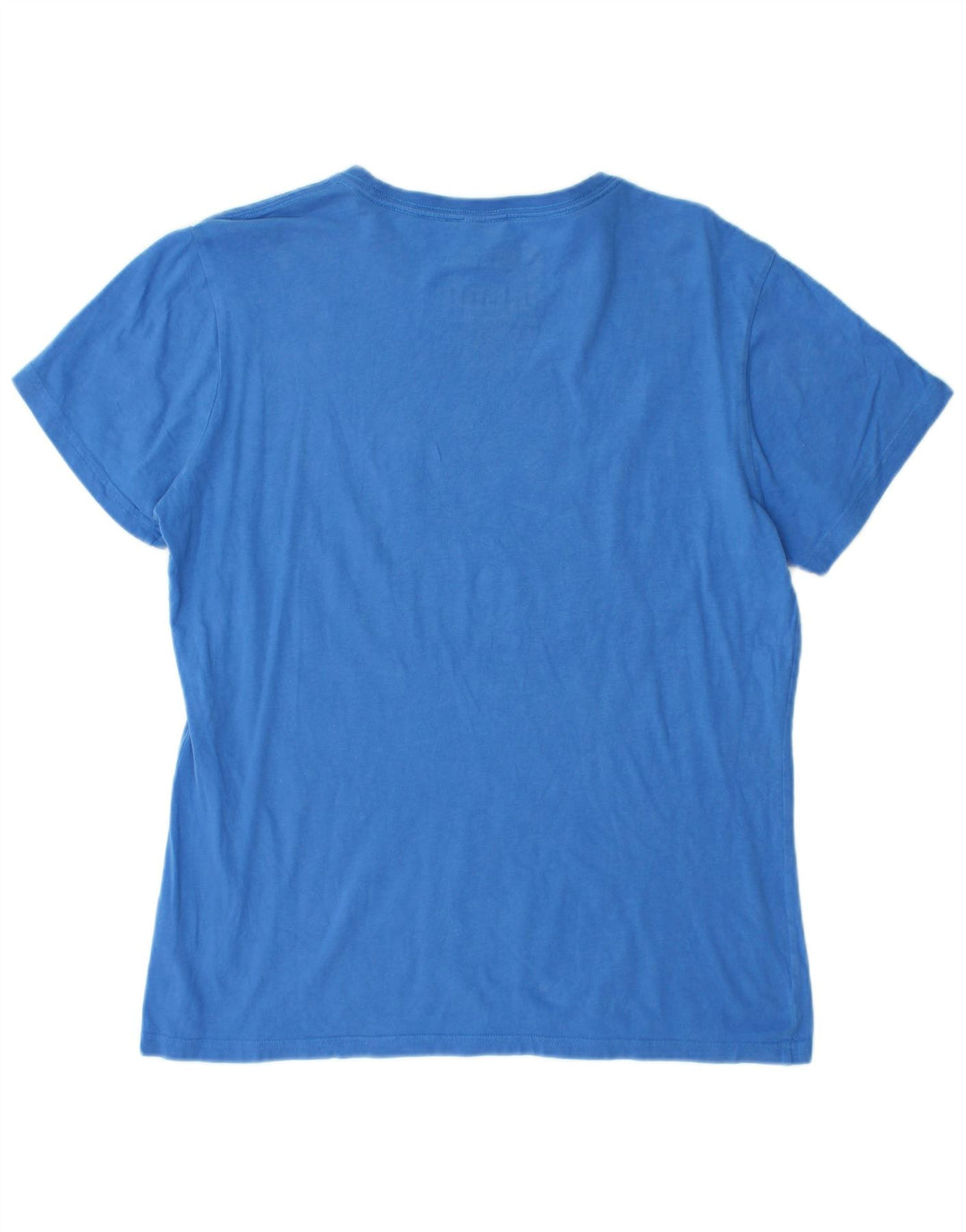 Męski T-shirt z grafiką Puma, duży, niebieski, bawełniany