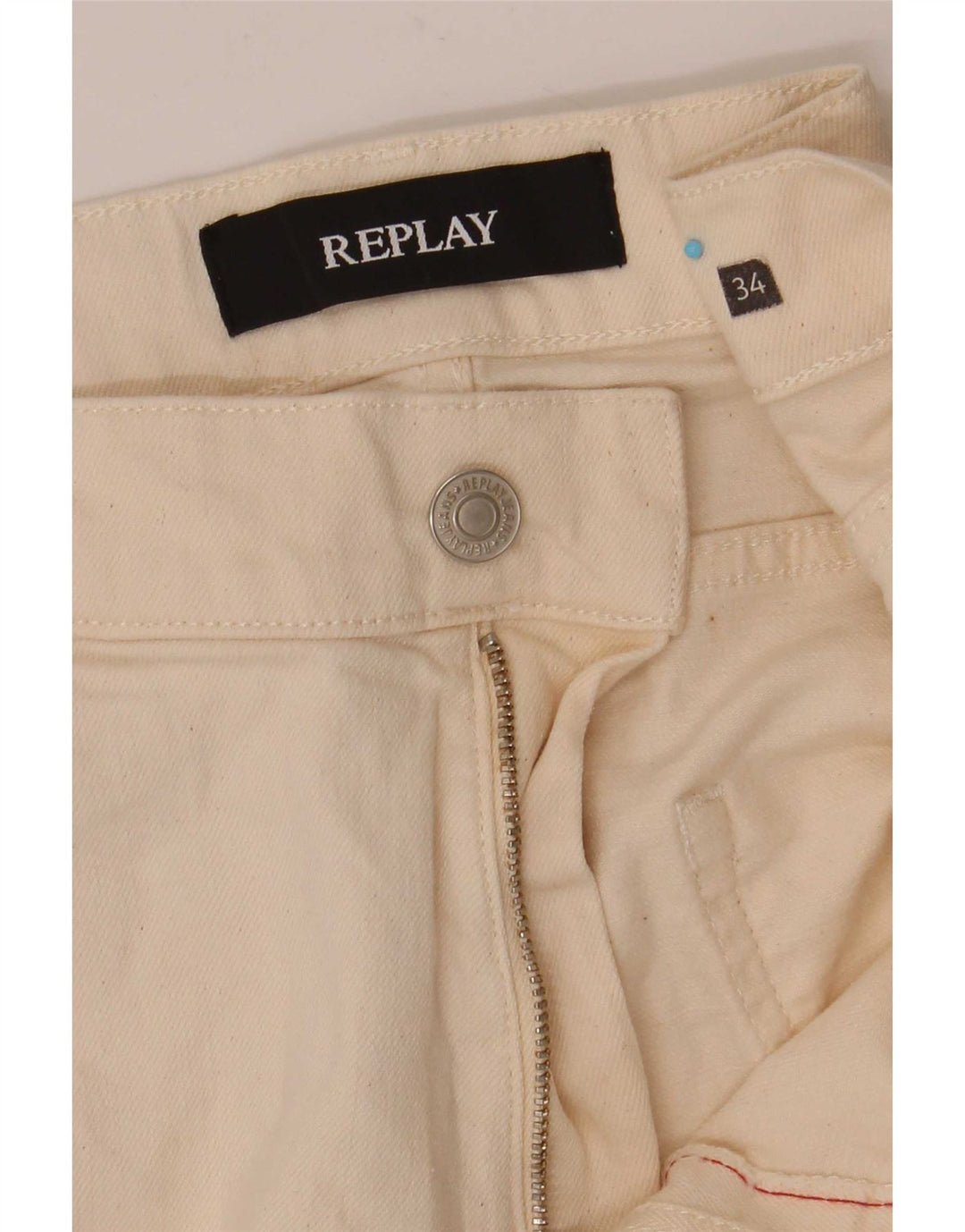 Męskie jeansy Replay W34 L31 Off White