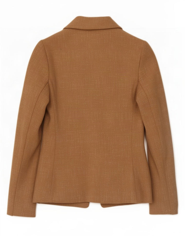 Marks & Spencer Damska marynarka oversize UK 10, mała, beżowa, nakrapiana