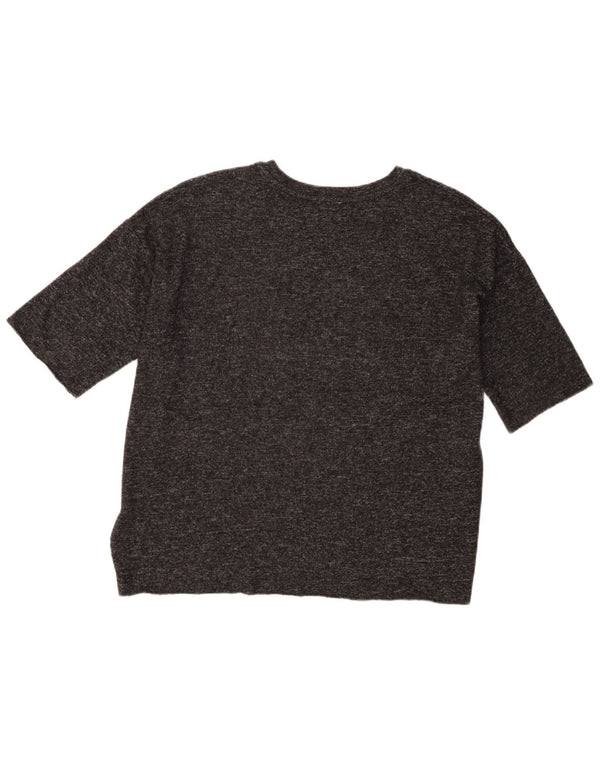 Damska koszulka oversize Zara Trafaluc Top UK 10 Small Grey Flecked