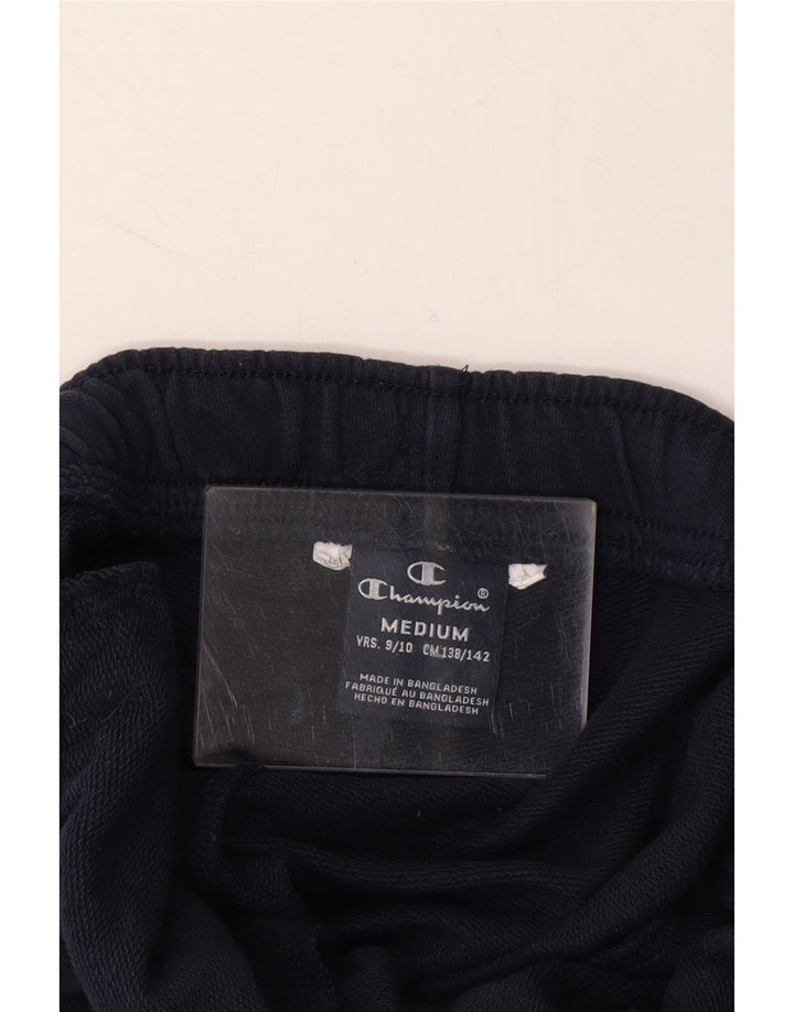 CHAMPION Boys Tracksuit Trousers Joggers 9-10 Years Medium  Navy Blue Vintage Champion and Second-Hand Champion from Messina Hembry 