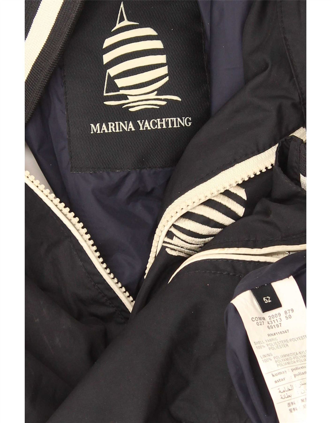 Męska kamizelka Marina Yachting IT 52 XL, czarny poliester