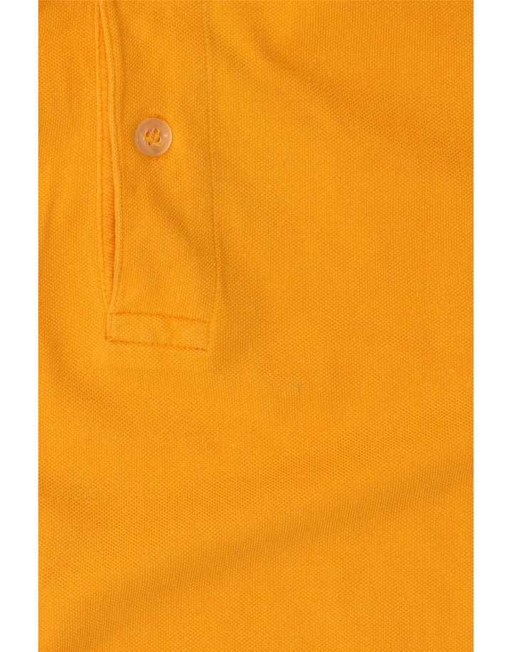 Męska koszulka polo Asics, średnia żółta bawełna