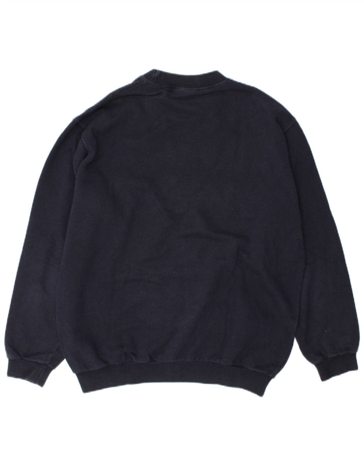 Męska bluza z grafiką Wrangler, średnia, granatowa, bawełniana