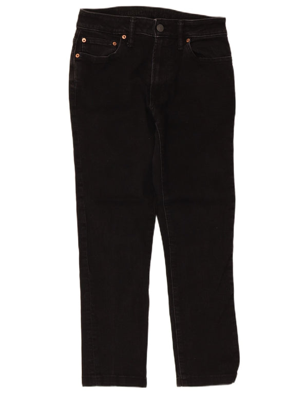 Damskie jeansy American Eagle W30 L26 Czarne bawełniane