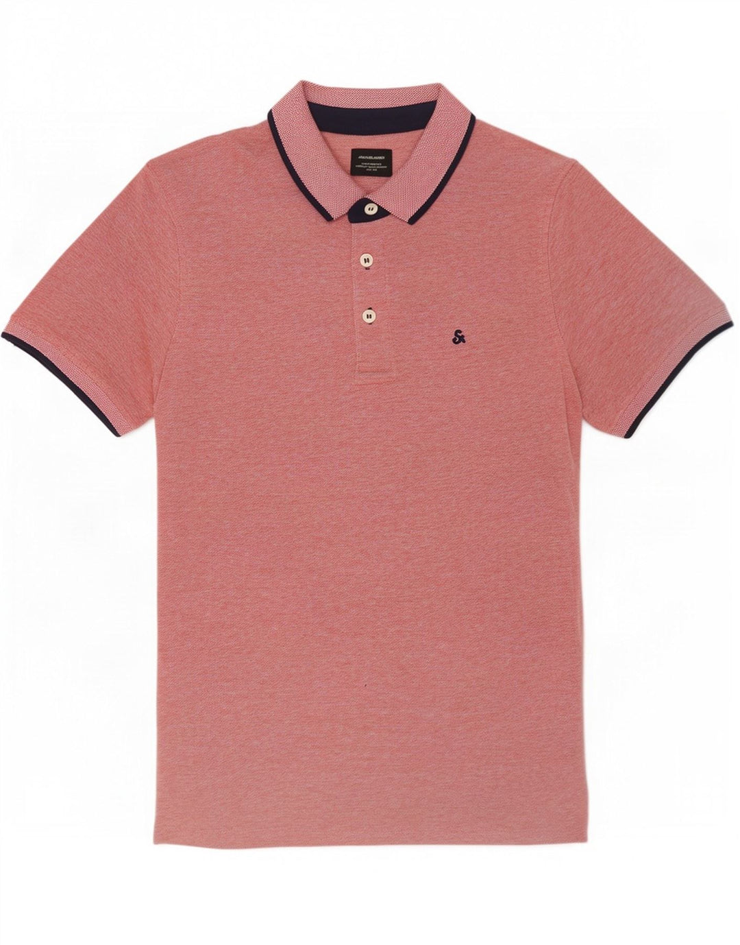 Męska koszulka polo Jack & Jones XS, czerwona, bawełniana