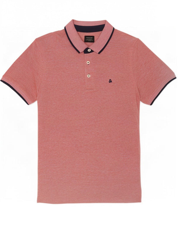 Męska koszulka polo Jack & Jones XS, czerwona, bawełniana
