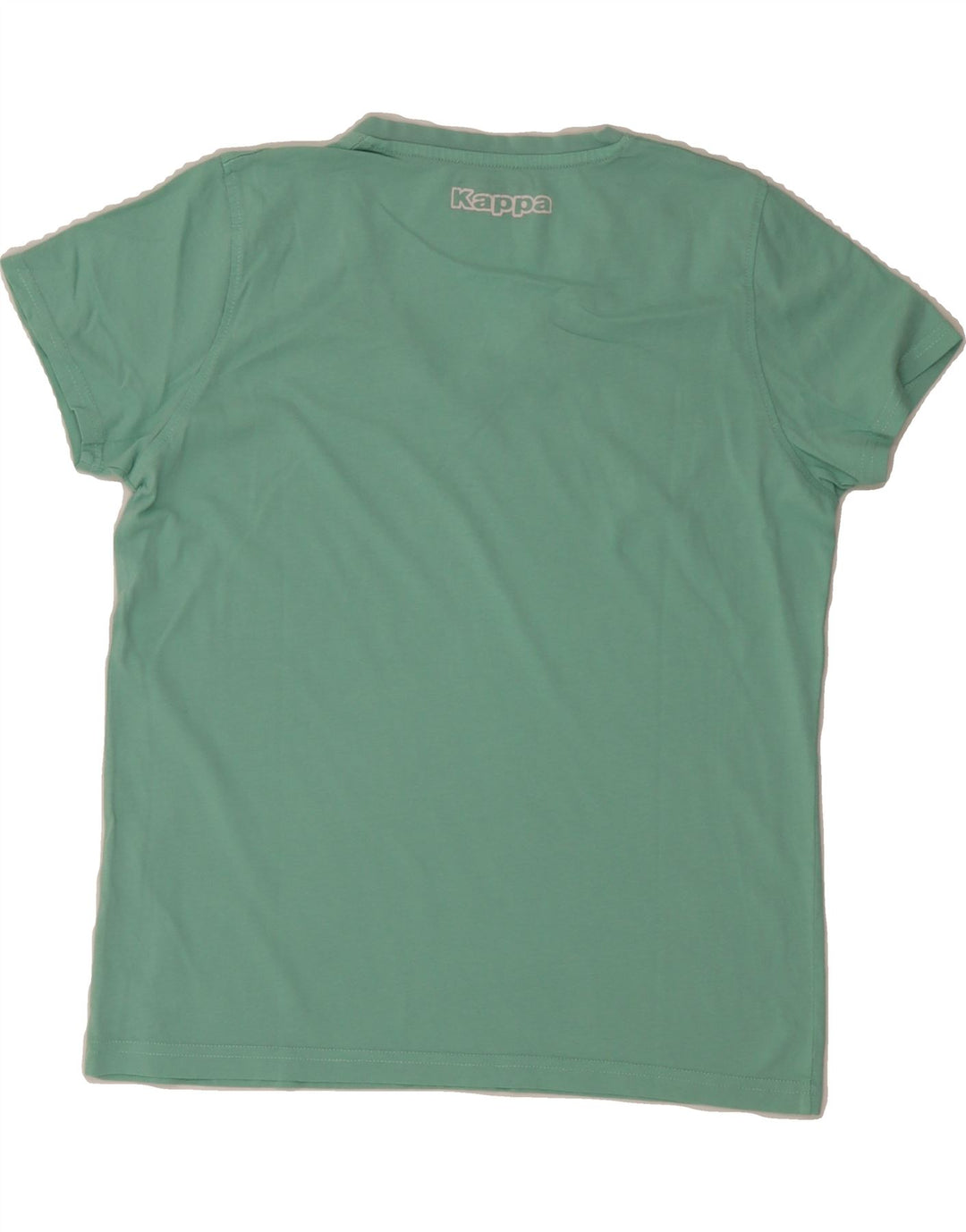 KAPPA Womens T-Shirt Top UK 14 Large Green Vintage Kappa and Second-Hand Kappa from Messina Hembry 