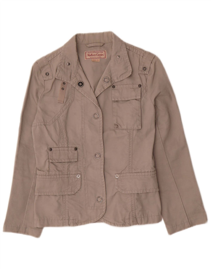 Damska kurtka użytkowa Marlboro Classics EU 36, mała, beżowa, bawełniana