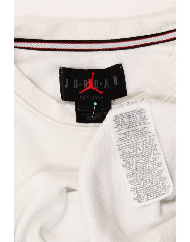 Męska bluza Jordan Jordan, średnia, biała bawełna