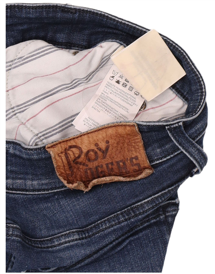 Męskie dżinsy Roy Rogers W33 L28 Granatowa bawełna