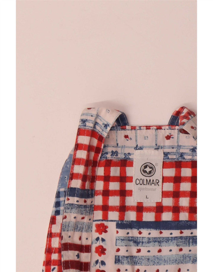 Damska spódnica ogrodniczki Colmar duża W30 wielokolorowy patchwork