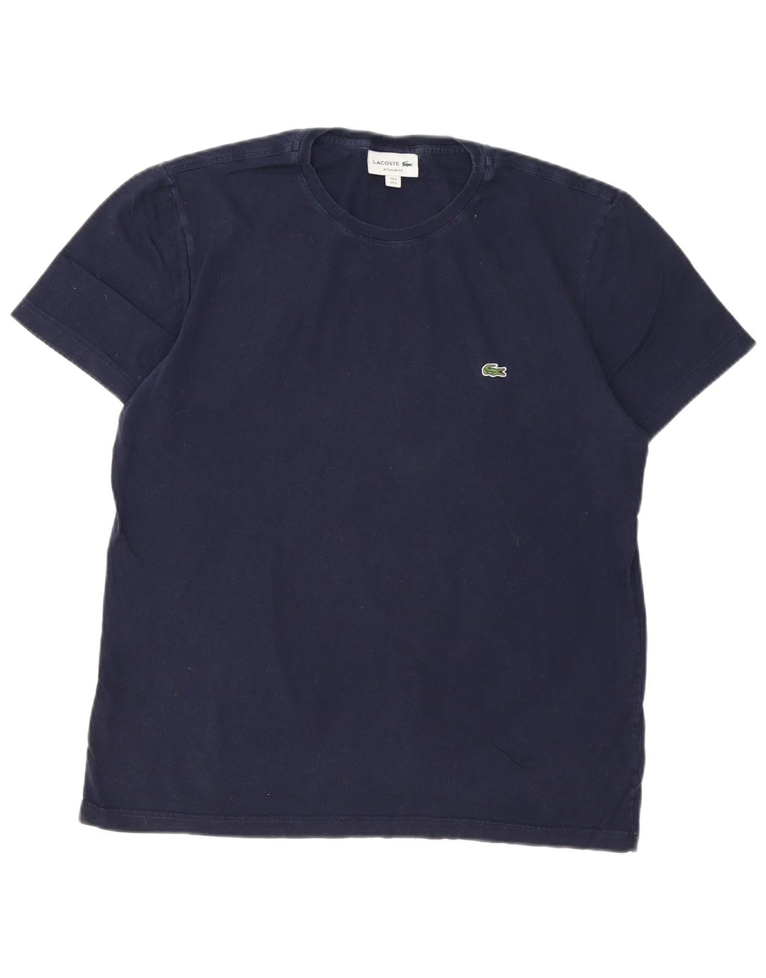 T-shirt męski Lacoste o regularnym kroju, rozmiar 5, duży, granatowy, bawełniany