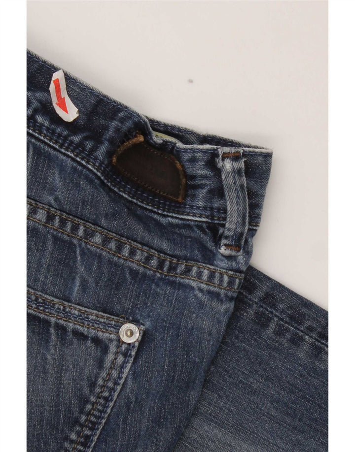 Massimo Dutti Męskie Jeansy Capri EU 42 Duże W32 L20 Niebieskie Bawełniane