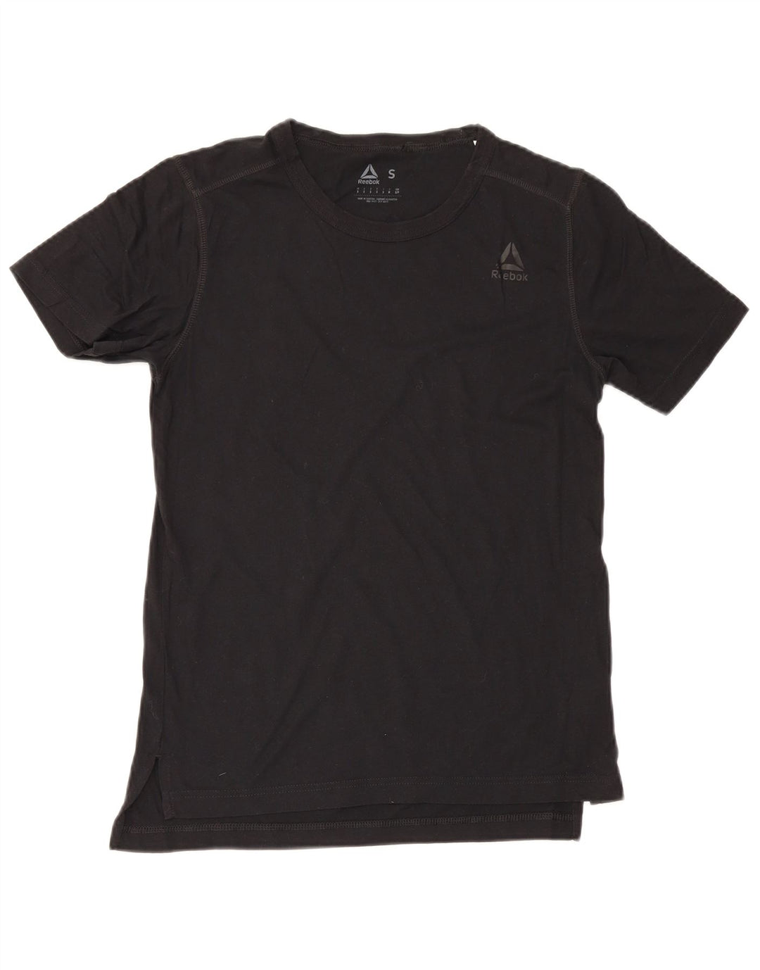 T-shirt męski Reebok, mały, czarny, bawełniany