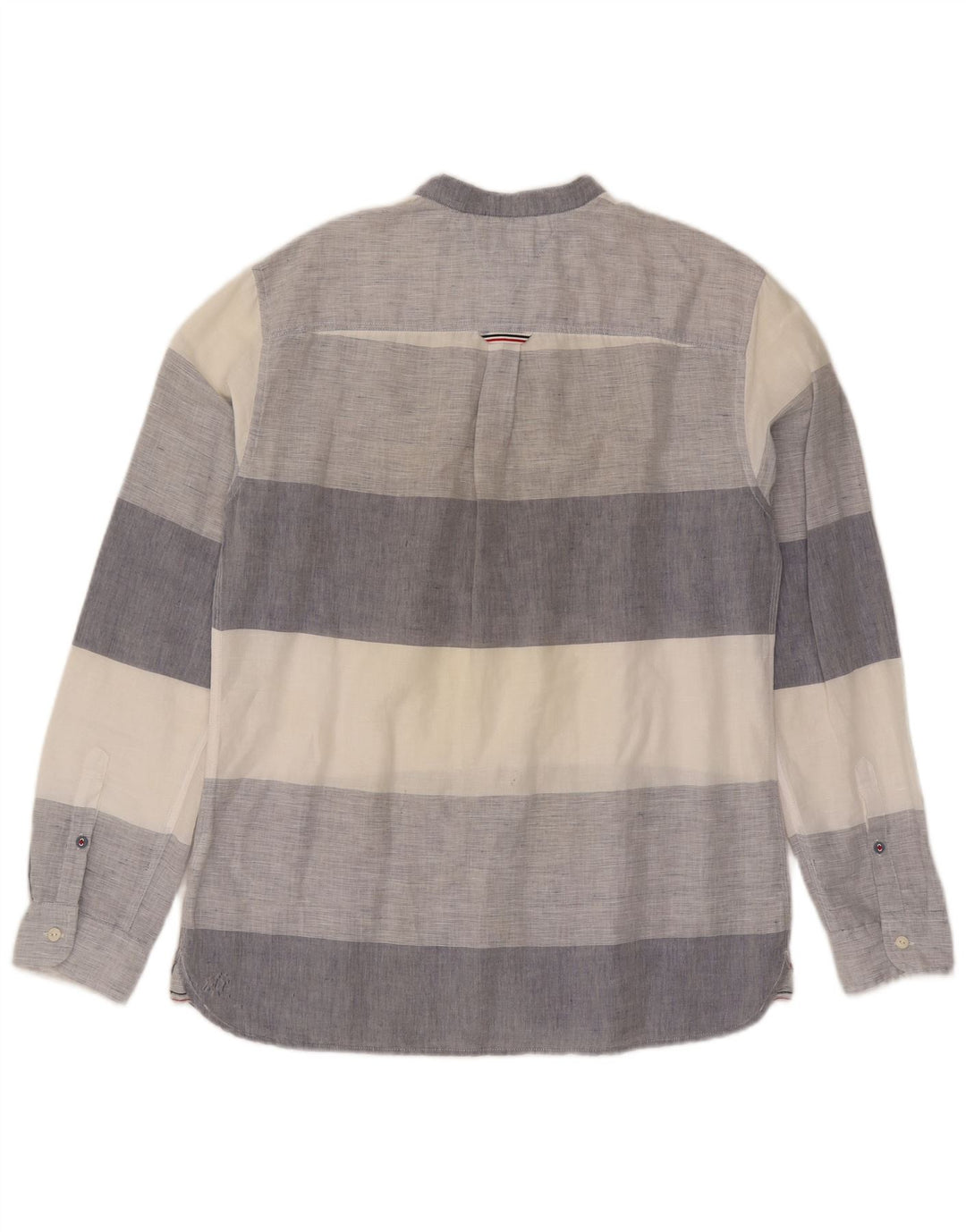 Męska koszula o regularnym kroju Tommy Hilfiger, duża, wielobarwna, lniana w paski