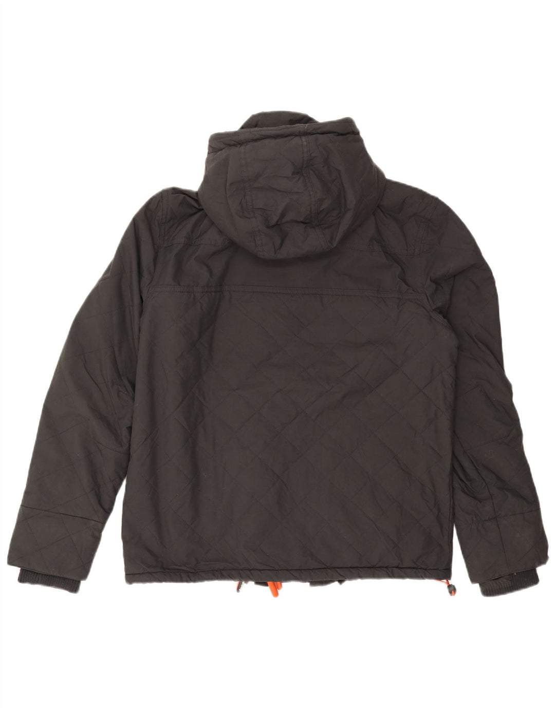 SUPERDRY Męska kurtka wiatrówka The Windcheater Graphic UK 40, duża czarna