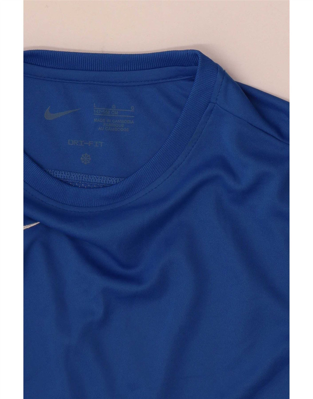 Chłopięca koszulka Nike Dri Fit z długim rękawem, 12-13 lat, duża, niebieska