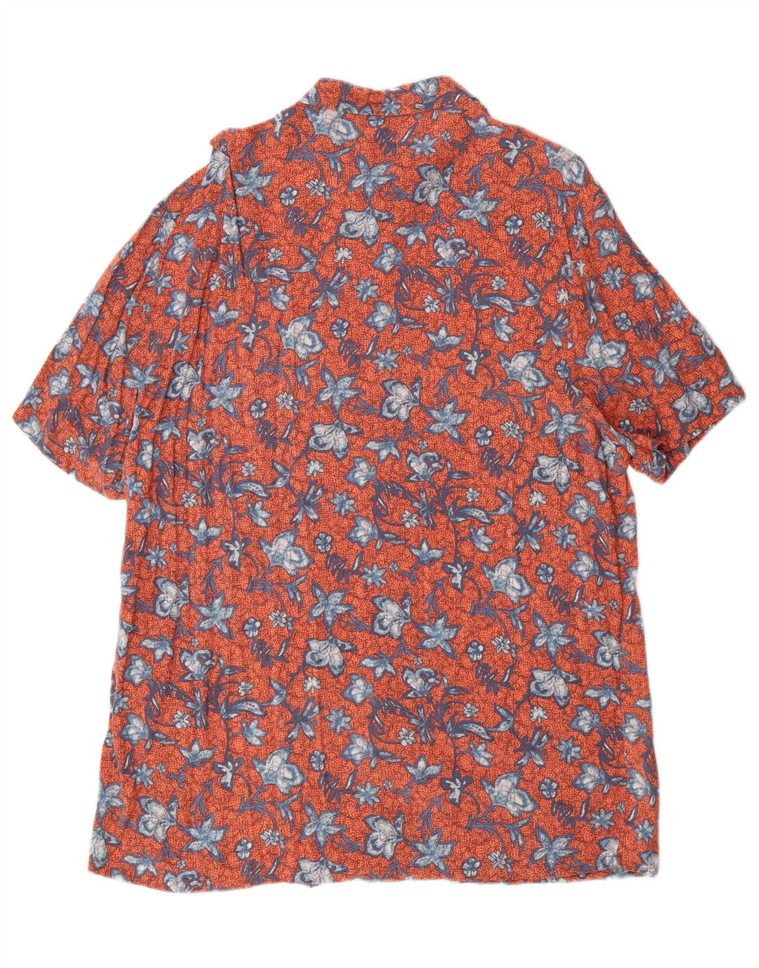 KIABI Mens Short Sleeve Shirt 2XL Multicoloured Floral
