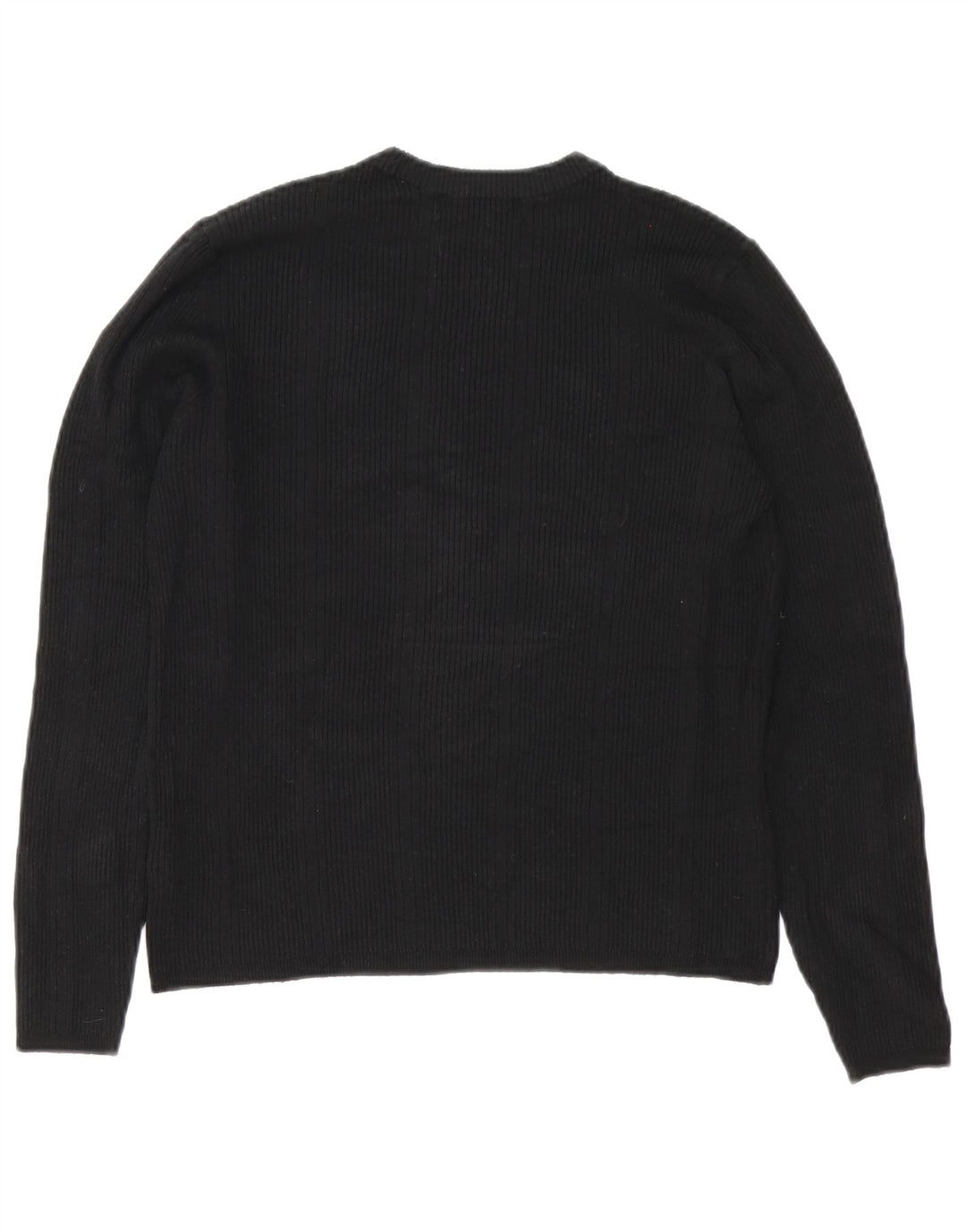 Marks & Spencer Damski sweter z okrągłym dekoltem UK 14, duża czarna wiskoza