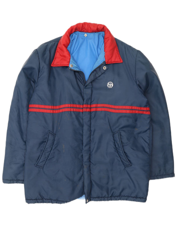 Męska ocieplana kurtka z kapturem Sergio Tacchini IT 52 XL w kolorze granatowym