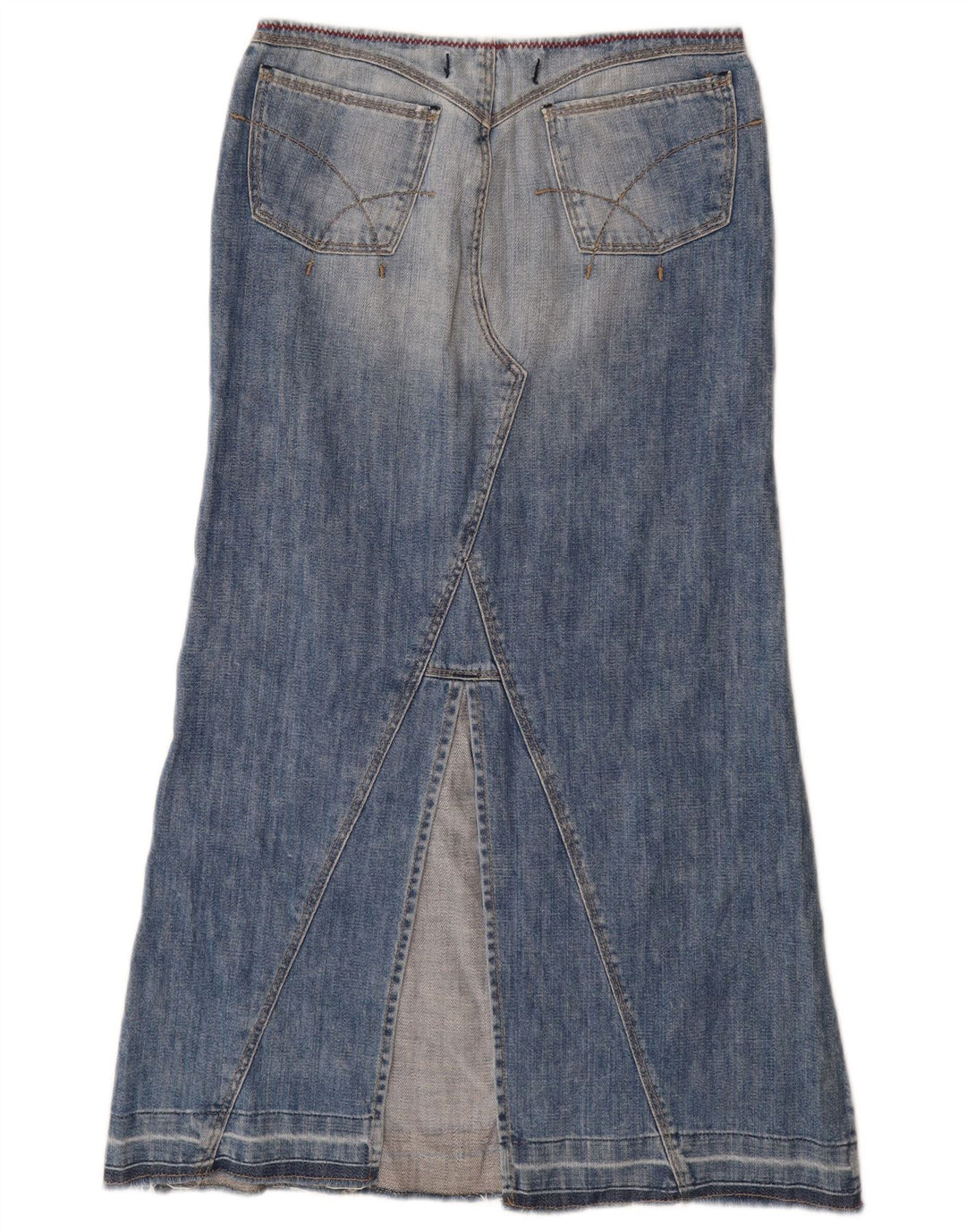 Damska spódnica jeansowa z wysokim stanem GAS, mała W27 niebieska