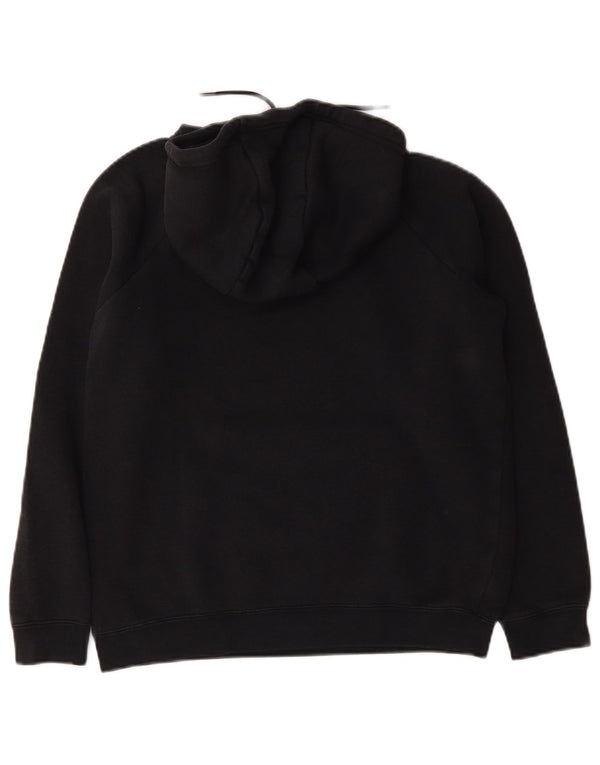 Damski sweter oversize z kapturem Nike UK 10, mały, czarny, bawełniany