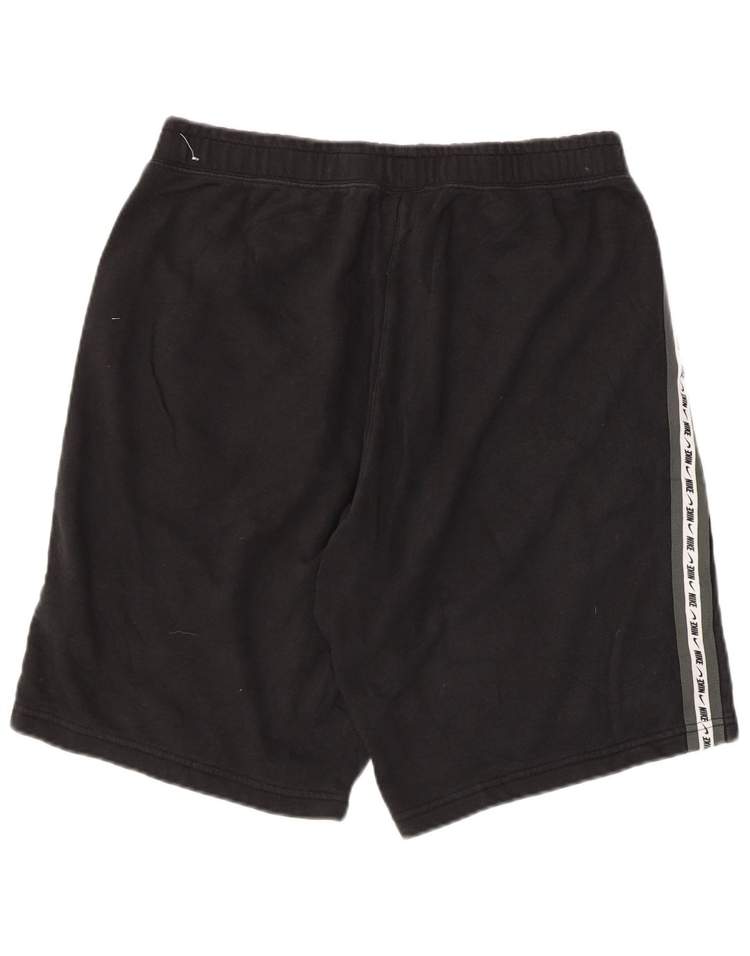 Męskie spodenki sportowe Nike z grafiką, duże, czarne, bawełniane z blokami kolorów