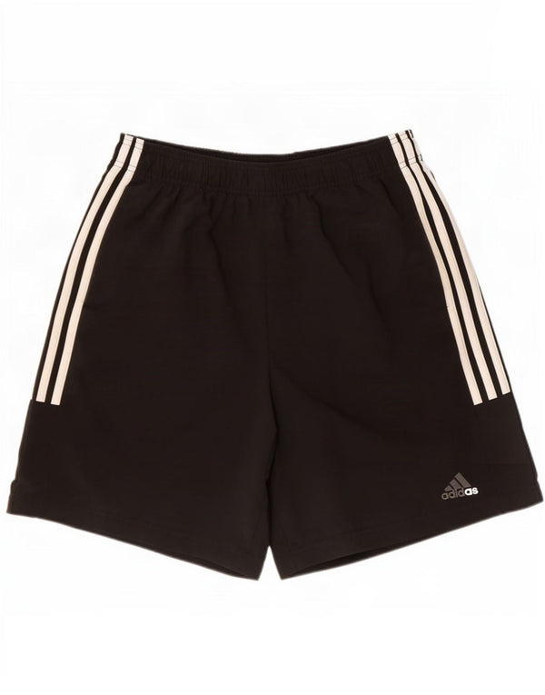 Męskie spodenki sportowe Adidas, duże, czarne, poliestrowe