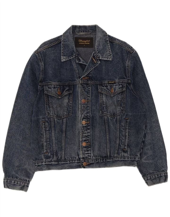 Męska kurtka dżinsowa Wrangler UK 36 Small, niebieska, bawełniana