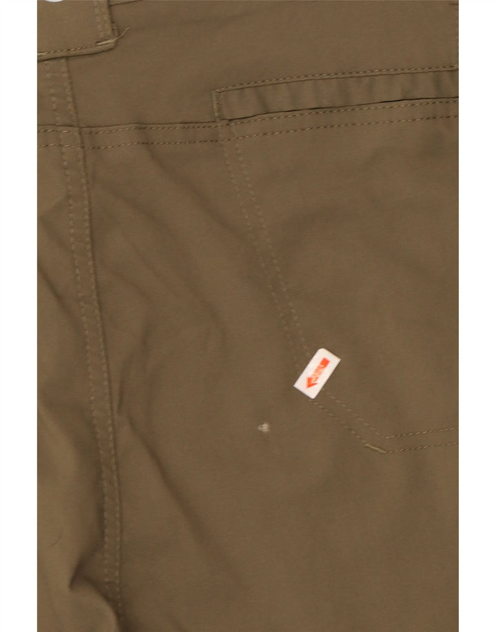 WRANGLER Womens Slim Cargo Trousers W38 L32 Khaki Nylon Vintage Wrangler and Second-Hand Wrangler from Messina Hembry 