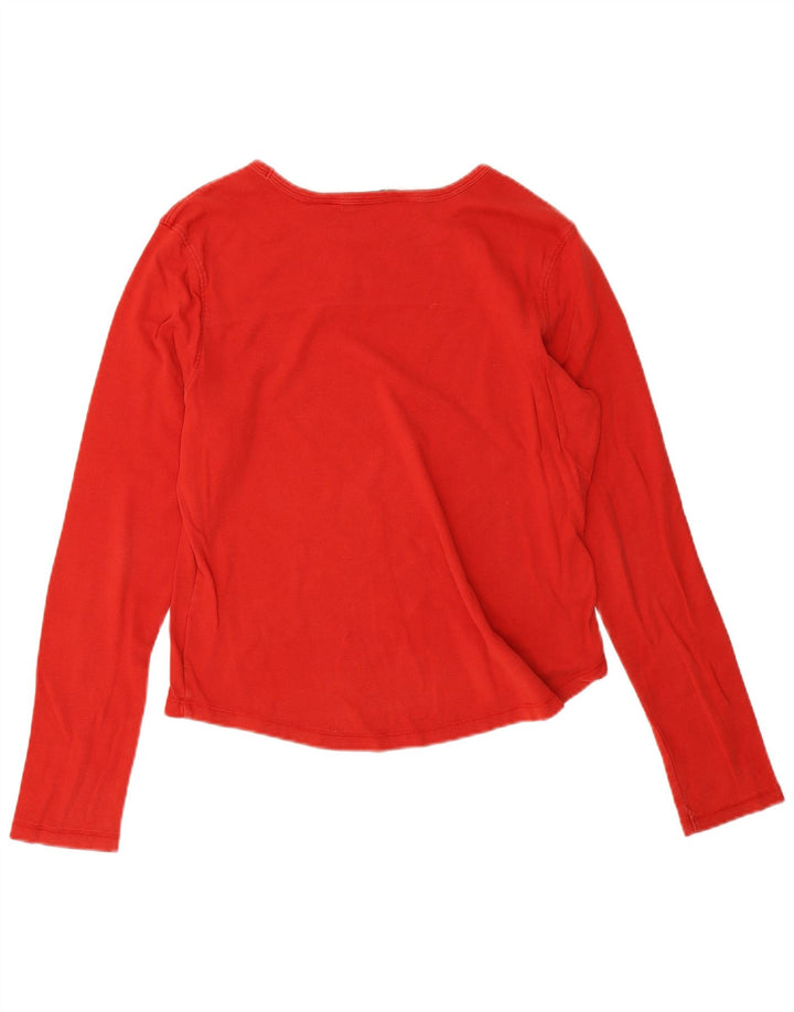 Damski top z długim rękawem Tommy Hilfiger UK 18 XL czerwony