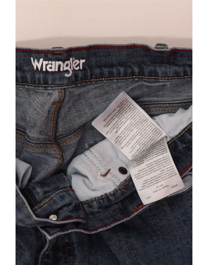Męskie jeansy Wrangler Regular Straight W38 L32 Niebieskie bawełniane