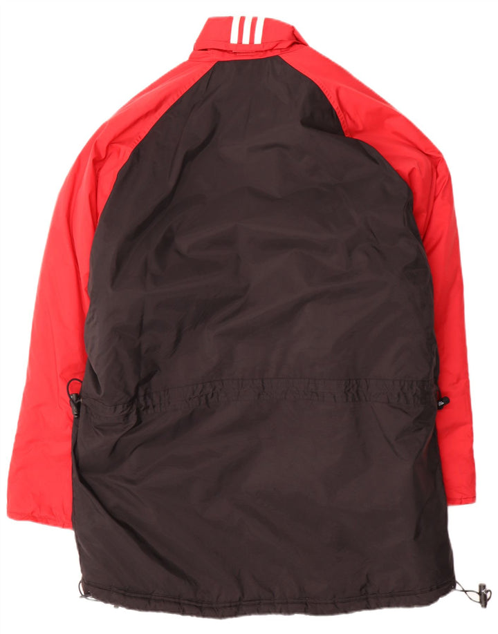 Płaszcz męski ADIDAS o luźnym kroju, UK 40/42, średni czarny, blok kolorów