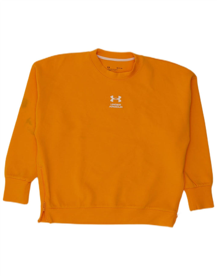 Damska bluza oversize Under Armour UK 10, mała, pomarańczowa