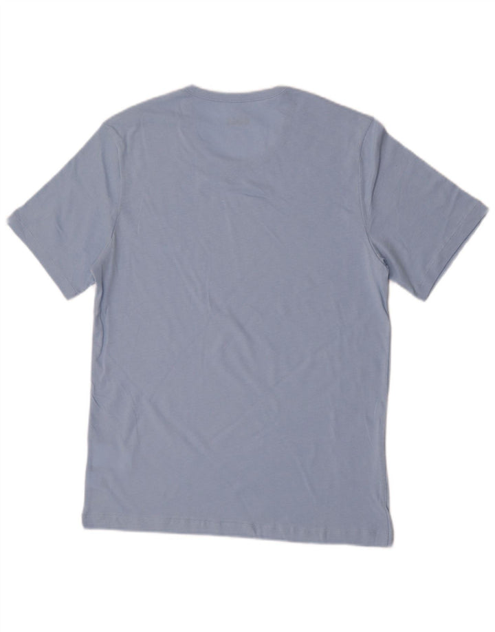 T-shirt męski Hugo Boss, bawełniany, średni niebieski