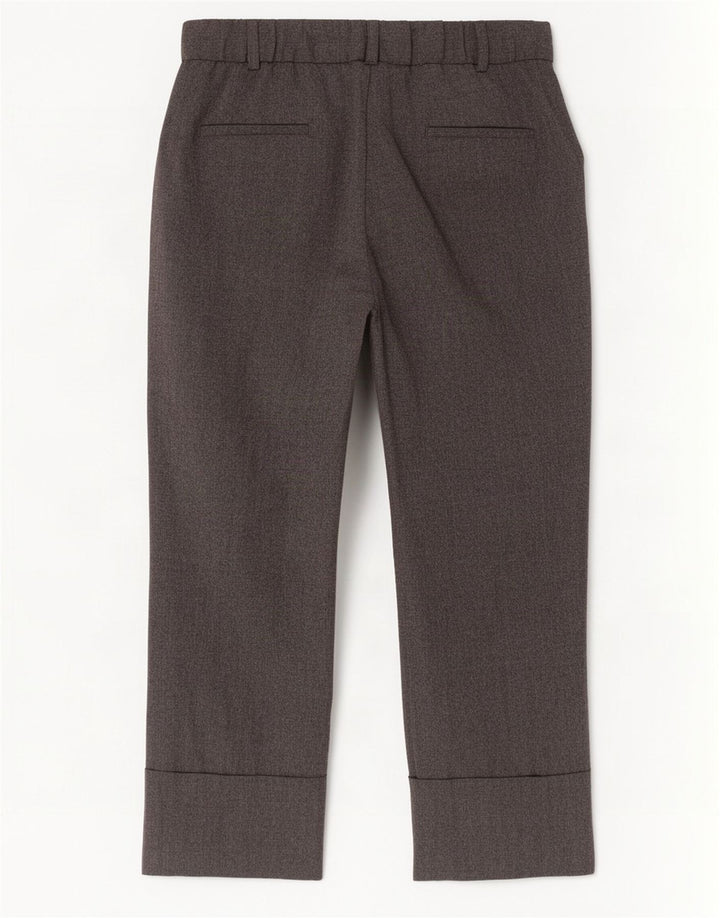 Damskie proste spodnie chino Zara EU 42 Large W32 L28 Szary poliester