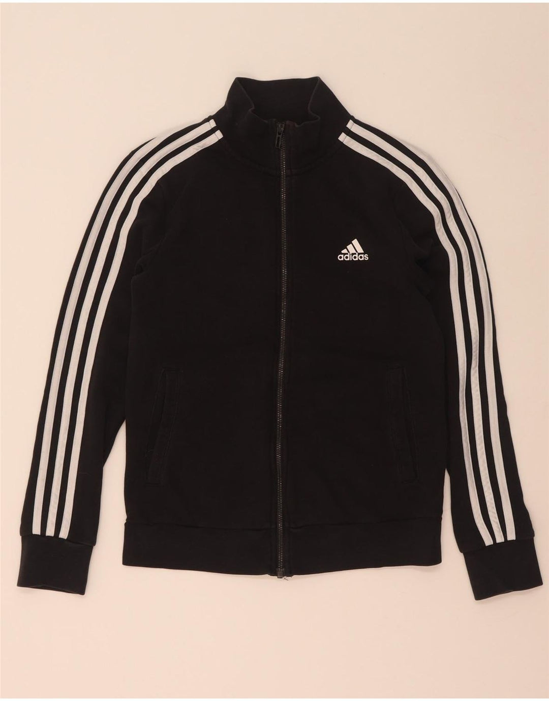 Damska kurtka dresowa Adidas UK 8/10 Mała czarna bawełna