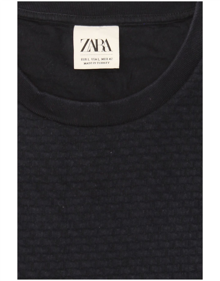 Bluza męska Zara, duża, granatowa