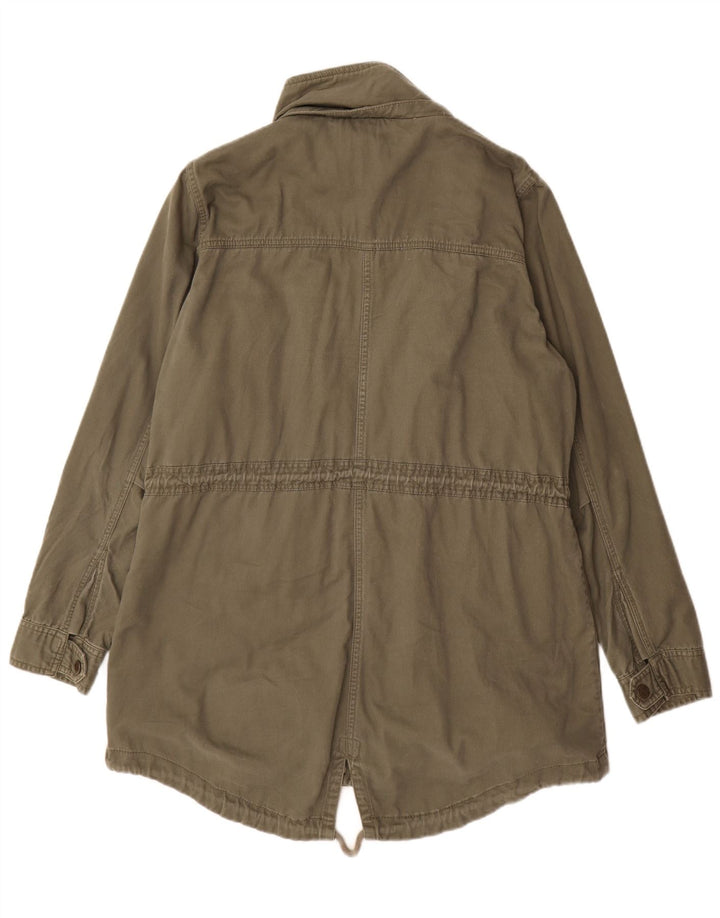 Damska kurtka parka Fat Face UK 16, duża bawełna khaki