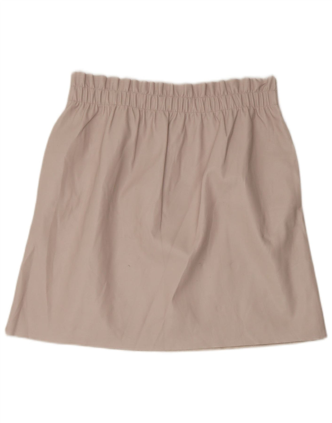 ZARA Womens Faux Leather Mini Skirt Large W30 Pink Polyurethane