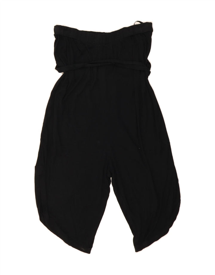 BCBGMAXAZRIA Womens Strapless Jumpsuit UK 12 Medium Black Vintage BCBGMAXAZRIA and Second-Hand BCBGMAXAZRIA from Messina Hembry 