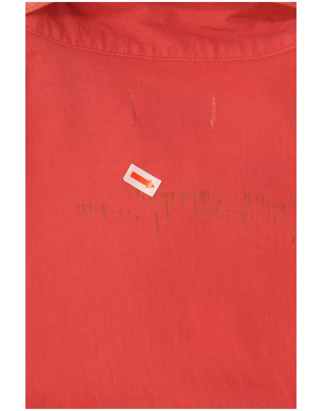 GOOSE & GANDER Womens Short Sleeve Shirt IT 46 Large Red Cotton