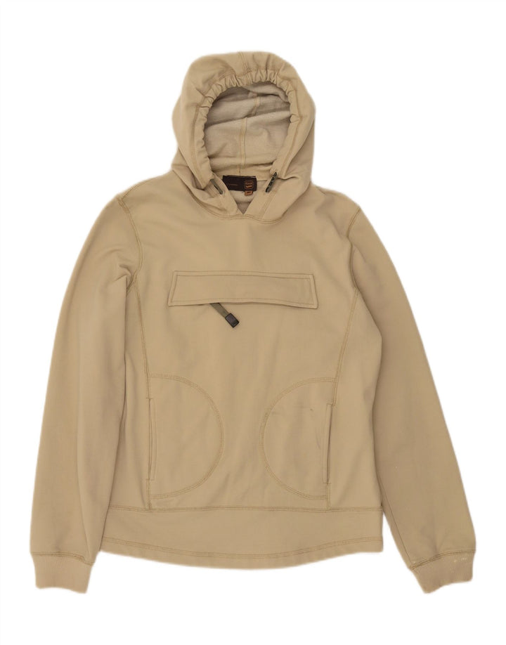 GAS Womens Hoodie Jumper UK 10 Small Khaki Polyamide Vintage Gas and Second-Hand Gas from Messina Hembry 